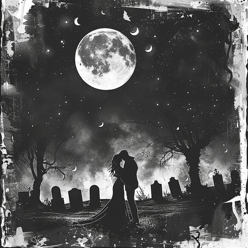 Imagine wandering through an ancient, foggy graveyard at midnight, where the silhouettes of old, twisted trees cast long shadows under the cold moonlight. A haunting melody that encapsulates the chilling beauty and solitude of such a scene, with a touch of melancholy nostalgia of the bygone eras whispered by the wind.