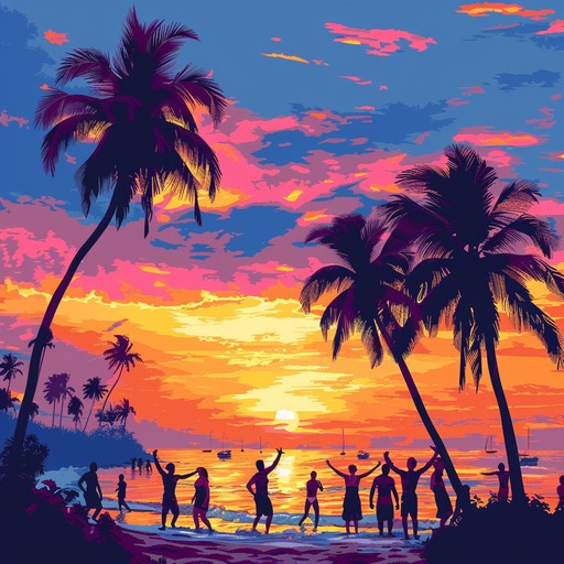 An exhilarating mambo piece featuring lively brass sections and groovy percussion, evoking a sense of euphoria and tropical celebration. The upbeat rhythms and vibrant melodies will transport you to a beachside fiesta, where dancing and joyous moments rule the night