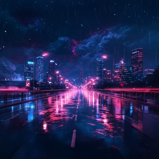 An instrumental track that evokes the serene atmosphere of 1980s city nights, blending smooth synthesizers with gentle melodies to create a calming and nostalgic soundscape.