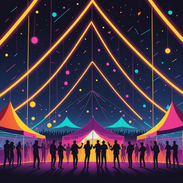 This instrumental track combines the lively spirit of traditional german schlager with a modern energetic twist. Imagine dancing in a lively fest tent under a cascade of neon lights, where the old and new come together in a joyous celebration. The mix includes classic accordion riffs electrified with a pop vibrancy, creating a track that's both nostalgic and contemporary.