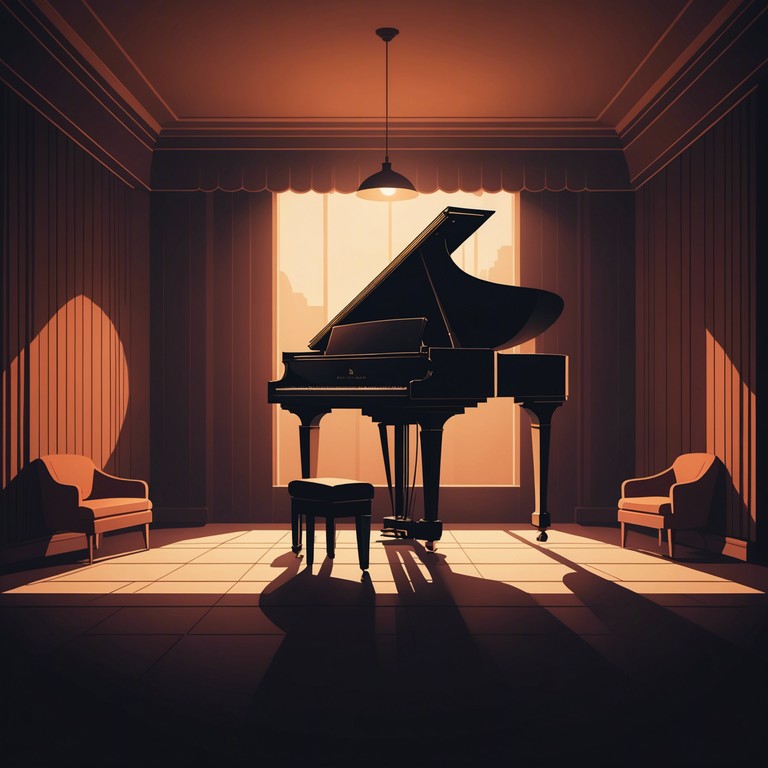 Imagine a grand old piano, center stage in an abandoned theatre, played under a single spotlight as dusk turns to night, creating a chilling atmosphere of elegance and mystery. Perfect for evocative, story driven pieces that need a touch of the eerie and the ancient.