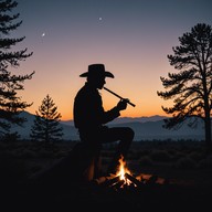 haunting harmonica meets expansive night sky