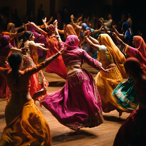 Immerse yourself in an explosion of colors and infectious rhythms with this playful bhangra instrumental. The powerful dhol drives the dance floor frenzy, while traditional punjabi melodies uplift the spirits. This track is perfect for electrifying festivals, joyful gatherings, and spirited, carefree moments.