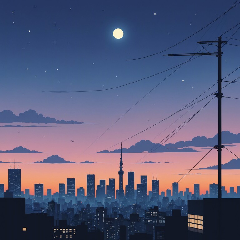 A soft melodic piece that combines the serene relaxation vibes with the energetic pulse of tokyo cityscape. The song captures the essence of a calming evening in japan’s vibrant capital, blending traditional sounds with a modern twist, ideal for unwinding after a long day.