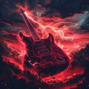 electrifying guitar and beats driving intense hard rock experience.