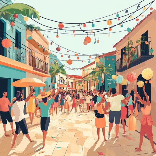 A lively and energetic track, perfect for a vibrant summer block party. It features catchy and upbeat rhythms, with an infectious melody driven by a joyful brass section. The upbeat tempo and positive energy make it ideal for a celebratory outdoor event, creating an atmosphere of fun and excitement.