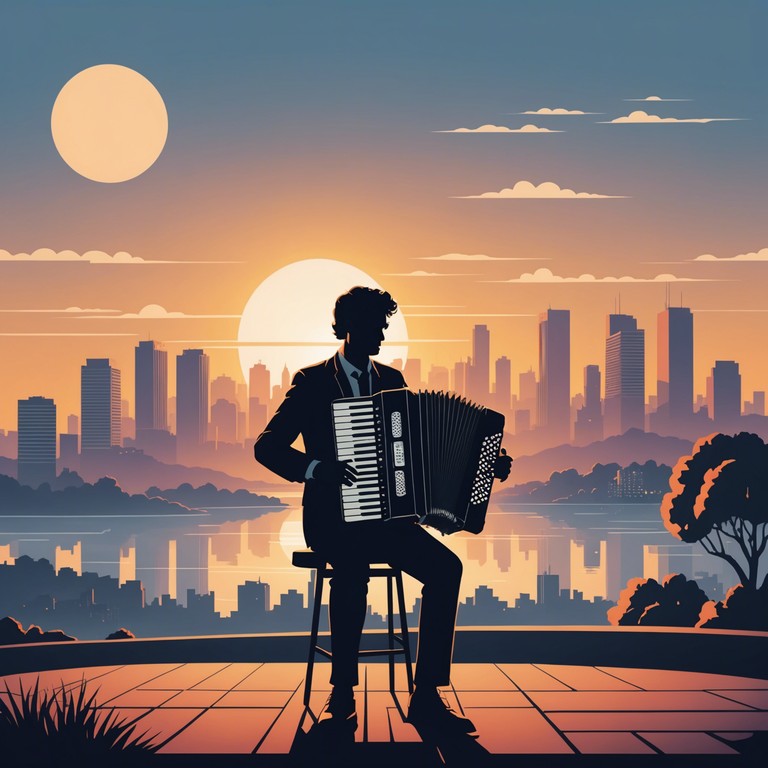 Imagine relaxing on a serene sofia evening as the sun sets, the city's heartbeat slowing, while soft accordion plays, merging contemporary chill vibes with traditional balkan melodies. A perfect blend of modern relaxation and cultural tradition.