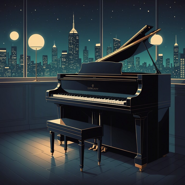 Imagine a journey through the serene cityscape at night, guided by the gentle touch of a piano. The track envelops you in a comforting cloak of nocturnal vibes, featuring a blend of electronic and acoustic sounds that mimic the quiet whispers of the city at dusk.