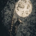 sensual saxophone notes under moonlit sky