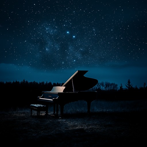 An instrumental lullaby that combines celestial piano melodies with rich, resonant harmonies to create a powerful yet soothing experience. The music transports the listener to a serene nocturnal landscape filled with wonder and tranquility.