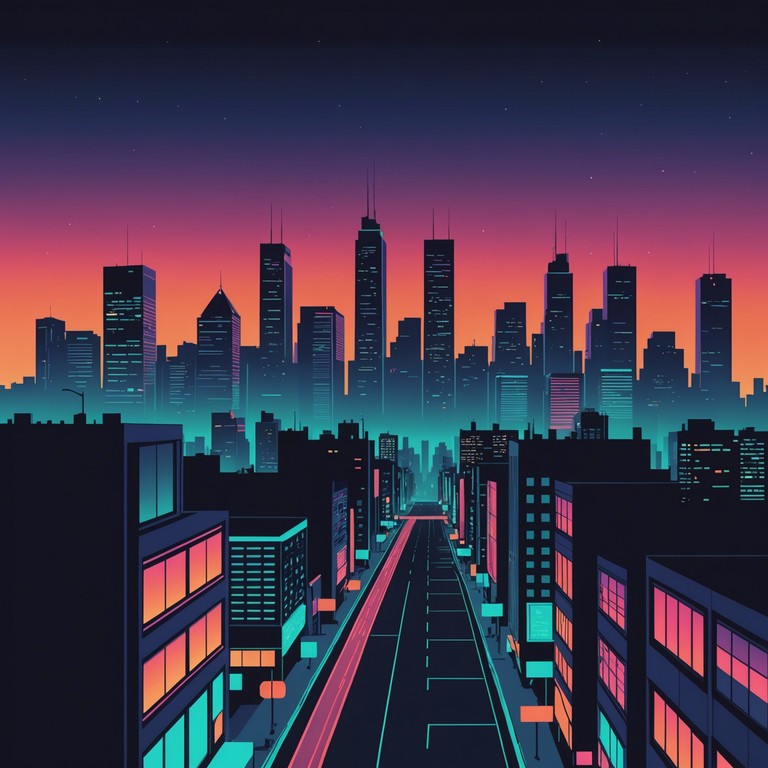 This track melds shadowy synths with electrifying beats, creating a backdrop of intrigue and mystery that evokes images of a futuristic noir landscape. The song is driven by a complex amalgamation of whisper like synths, layered with deep bass and intermittent high pitched electronic snippets, making it ideal for immersive listening or creative soundtracking.