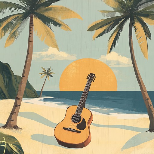 An energetic instrumental track that fuses the upbeat vibes of bossa nova with contemporary electronic elements, creating a refreshing sound that transports listeners to a sunny island paradise filled with dance and joy.