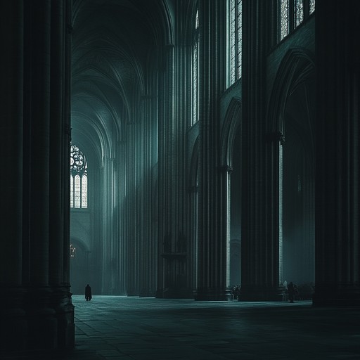 A grand orchestral composition evoking haunting beauty through intricate arrangements and deeply emotive melodies. Featuring dark, cinematic overtones and a brooding atmosphere, this piece combines remote cathedral like acoustics with epic, sweeping strings to create a powerful, immersive experience. Perfect for invoking the awe and mystery of gothic architecture and mythical tales.