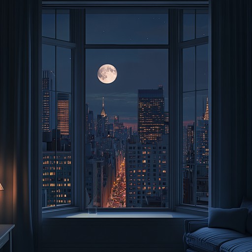 An evocative torch lounge instrumental capturing the bittersweet essence of moonlit nights, blending melancholic melodies with a hopeful undertone. The smooth and sophisticated arrangement features silky piano chords and gentle percussion, creating an immersive atmosphere perfect for late night contemplation or intimate gatherings.