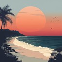 a calming instrumental afro cuban sunset beach melody