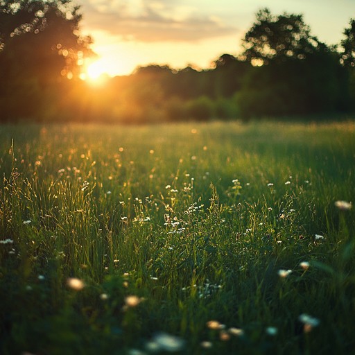 A soothing harp melody floats gently over a peaceful, sunlit meadow, creating an atmosphere of tranquility and inner peace. Ideal for reflecting, meditating, or simply unwinding, this composition brings listeners into a state of serene relaxation.