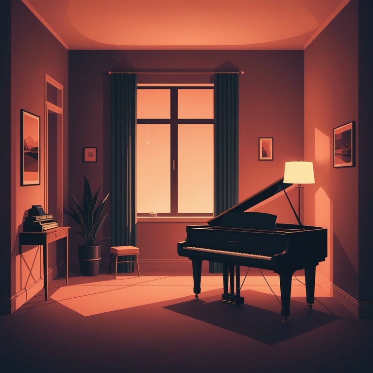 This track offers a unique, soft blend of reverberating sounds that create an immersive, intimate experience in a bedroom setting, using subtle tones to evoke a sense of mystery and quiet reflection.