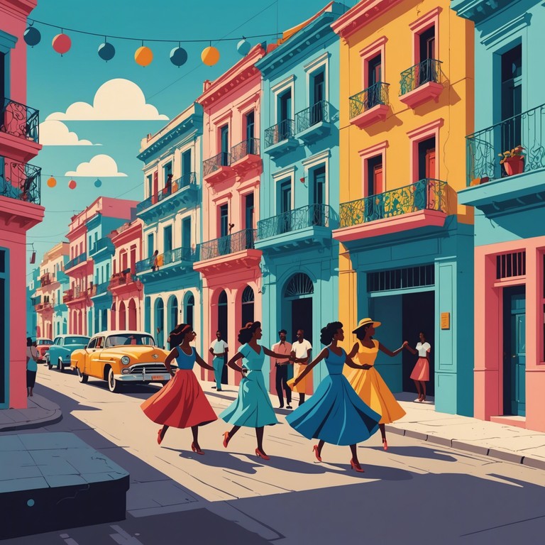 This composition captures the essence of a lively afternoon in havana, with the charming blend of traditional cuban rhythms and the high energy beats of street performances. Its cheerful melody and rhythmic complexity will transport listeners directly to the heart of cuba, where music and joy are ubiquitous.