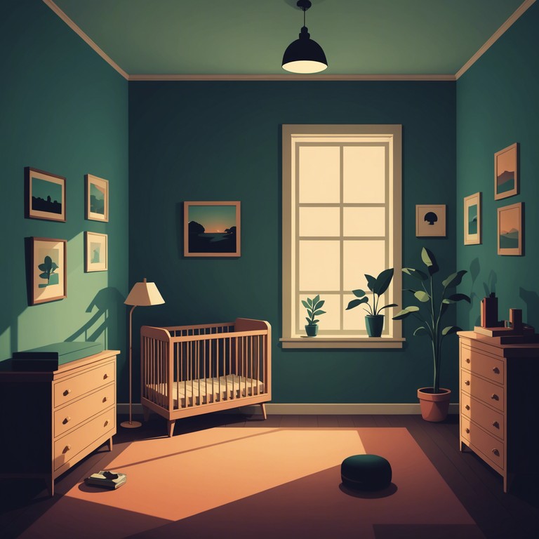 Echoing through a shadowy nursery, these gentle yet eerie melodies combine a lullaby's soothing touch with the tingling essence of suspense. Designed to calm yet provoke curiosity, serene notes subtly transform into intriguing whispers of sound, crafting an atmosphere filled with soft contrasts.