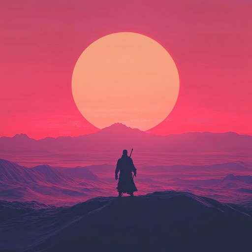 This track combines thundering metal rhythms with the mystical allure of arabian music, creating a cinematic soundscape that evokes images of vast deserts and ancient battles. Layered with intense guitar riffs and traditional arabian instruments, it builds a bridge between two powerful musical traditions, crafting an epic auditory experience that feels both ancient and modern.