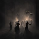 ghostly baroque waltz for eerie gatherings of spirits.