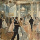 a graceful polka with viennese ballroom elegance and charm