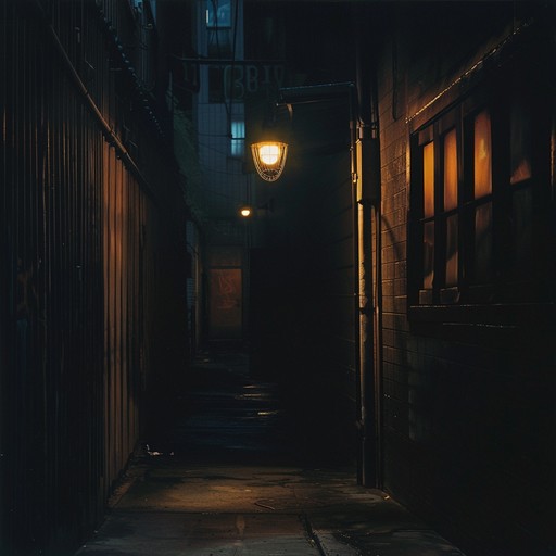 A bone chilling punk track invoking eerie echoes in a ghostly alleyway, driven by haunting guitar riffs, unsettling basslines, and ominous drumbeats that create a spine tingling atmosphere. Perfect for invoking suspense and a sense of dread.