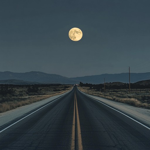 This track evokes the haunting solitude of a long, desolate highway at night. Mournful guitar riffs weave through a stark landscape, blending traditional country sounds with a somber, gothic undertone. The dynamic shifts from quiet, intimate moments to intense, brooding crescendos, painting a vivid picture of a ghostly journey through the american south.