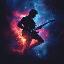 soaring electric guitar through space, culminating in intense climax