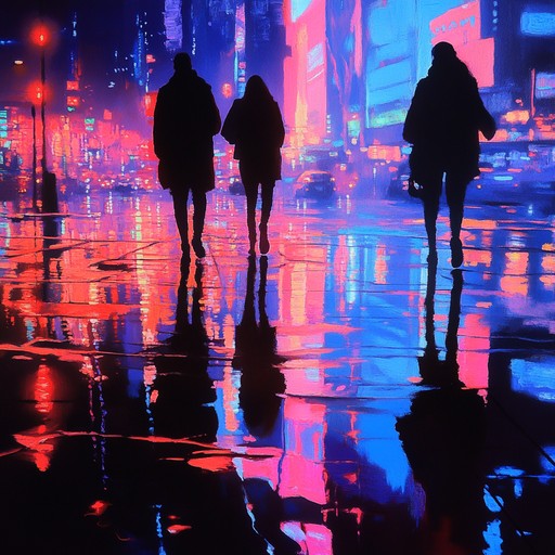 In a neon lit cityscape, booming 808 drum beats resonate, melding with the distant sound of nightlife. The track brings the vibrant pulse of the city's heart to life, echoing through the towering skyscrapers and bustling streets. Mysterious, deep, and all encompassing, this track uses intense 808 sequences to create a soundscape that tells a story of urban exploration and nocturnal adventures.