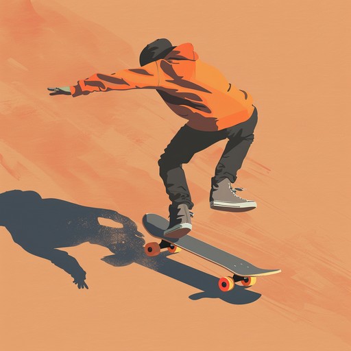 This upbeat skate rock track is perfect for shredding the half pipe or cruising down the street with your friends. Featuring driving power chords, pounding drums, and a rebellious attitude, it captures the essence of youth and freedom. The song builds in intensity, culminating in an explosive guitar solo that will get your adrenaline pumping.