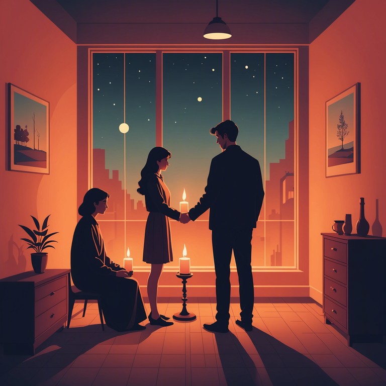 This track captures the essence of quiet, shared moments with gentle and soothing tunes played on an electric piano. Ideal for setting a romantic, intimate mood in a bedroom setting, the piece flows like a soft whisper in the night, creating an atmosphere of love and connection.