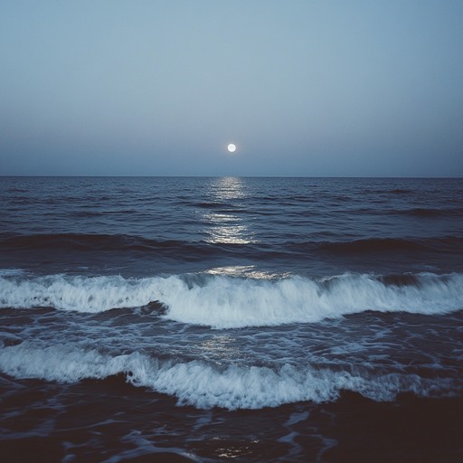 A delicate and heartwarming composition that captures the serenity of a moonlit ocean, featuring soft plucks of harp strings that evoke the gentle ebb and flow of the sea. The serene melody carries a sense of calm and nostalgia as if floating on tranquil waters under the glow of the moon. Perfect for moments of relaxation and peaceful reflection.