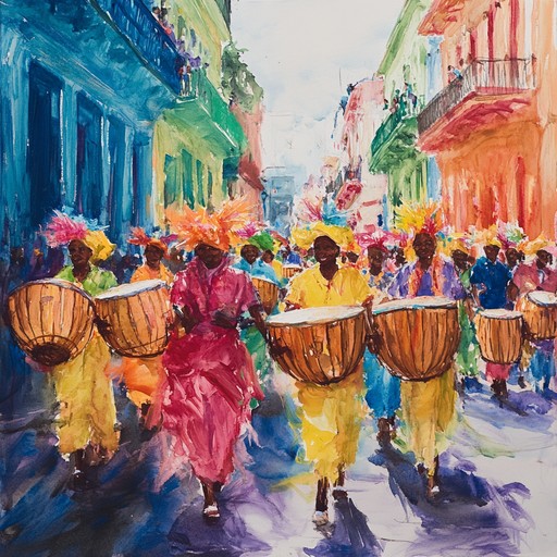 **euphoric rhythms of havana marries afro cuban rhythmic intricacies with confident, celebratory vibes, evoking havana's vibrant nightlife. The dynamic conga drives the infectious beat, inspiring listeners to dance and revel in the joyous essence of the song.**