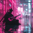 energetic synthwave meets traditional japanese melodies in fusion.