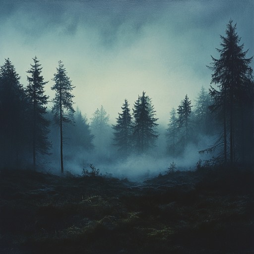 Venture into an eerie forest with haunting drones and spectral whispers. Subtle percussive elements mimic cracking branches, instilling a foreboding sense of dread. The atmospheric composition is both eerie and tranquil, inviting listeners to explore its ominous depths