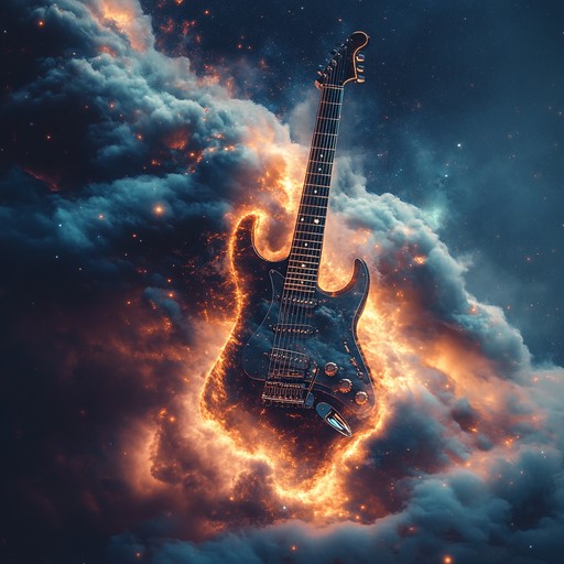 An instrumental track featuring a hard hitting rock guitar amidst an ethereal, dreamy background. The composition creates a powerful contrast between intense rock elements and soothing ambient tones, taking the listener on a surreal journey that defies traditional genre boundaries. Ideal for evoking strong emotions and immersive experiences.