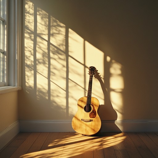 A delicate, ambient track focused on the acoustic guitar. Its softly plucked strings paint a serene soundscape, perfect for introspection. This piece calms the mind and allows listeners to journey inward, finding peace and introspective tranquility.