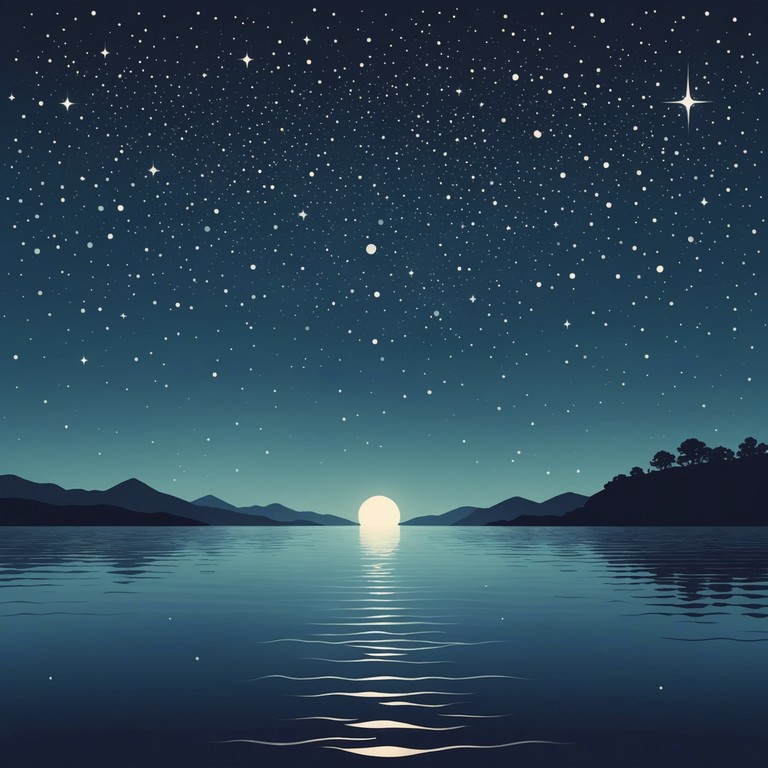 Imagine drifting through a soundscape that blends the calming echoes of distant waves with the sparkling, dynamic textures of celestial bodies. This track invites listeners into a relaxing yet engaging sonic environment.