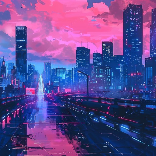 Dive into the heart of a sprawling digital metropolis with this track, combining deep bass lines with shimmering synth patterns to capture a futuristic urban landscape.