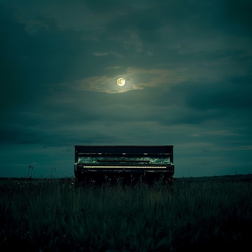 A somber piano piece that evokes deep feelings of melancholy and reflection, reminiscent of a quiet, solitary midnight where one's thoughts turn inward. Slow, deliberate keys build a delicate, heart wrenching melody that flows like the passage of time, capturing the essence of solitude and introspective sorrow