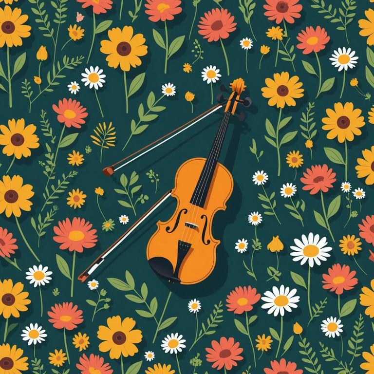 An exuberant ode to spring, capturing the vivacity and radiant energy of new beginnings with dynamically rich violin harmonies and a spirited composition that stirs the soul