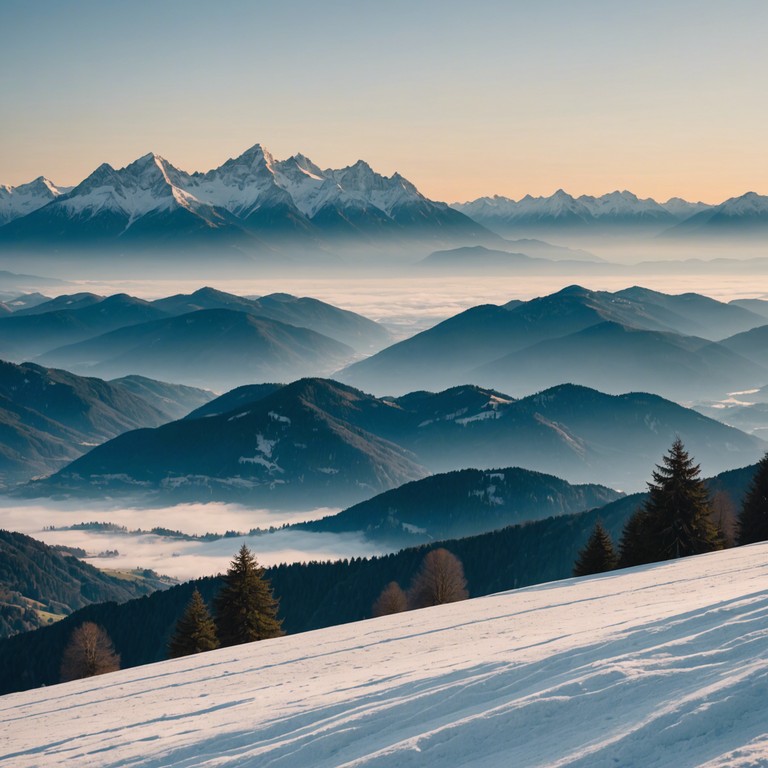 This piece combines the traditional sounds of the german schlager with an epic scale, featuring sweeping orchestral movements that suggest the grandeur and beauty of the bavarian alps. Emphasizing powerful dynamics and rich, melodic layers, the composition invites listeners into a narrative of awe and historical depth, reflecting the soul of germany's folk traditions through a modern lens.