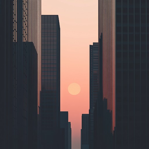 A smooth and serene chillwave track, evoking the peaceful grandeur of an urban sunset. Layered synthesizers create a rich, ambient soundscape, while minimalistic beats and soft melodies add an air of sophistication. Perfect for moments of quiet reflection in a bustling city.