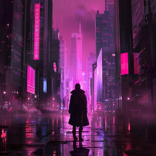 Explore the gripping world of retro tensions through deep, pulsing synths. The soundscape evokes classic detective noir, blending suspense with a retro futuristic touch.