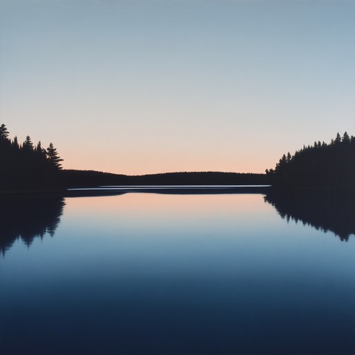 Immerse in soft, reflective melodies of the finnish landscape, evoking the serene beauty of twilight. A gentle suomipop instrumental piece, perfect for moments of introspection and calm, reminiscent of the tranquil waters and endless summer nights.