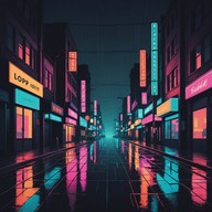 melancholy beats under neon lights