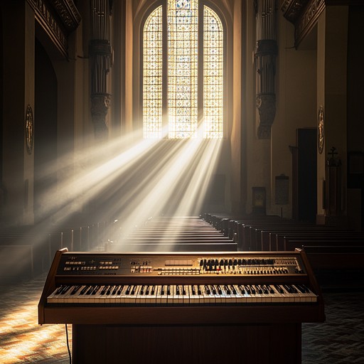 An instrumental that perfectly captures the essence of a quiet sunday spent in contemplation within the confines of a quaint chapel. Here, the mellow tones of the hammond organ intermingle with the silence of an empty church, reflecting an inner turmoil soothed by faint echoes of hope and resilience.