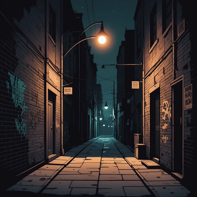 This track encapsulates the essence of a late night journey through urban landscapes, with mysterious and edgy rhythms that reflect the complexities of city life. Heavy bass lines and crisp snares set a deep, contemplative mood.