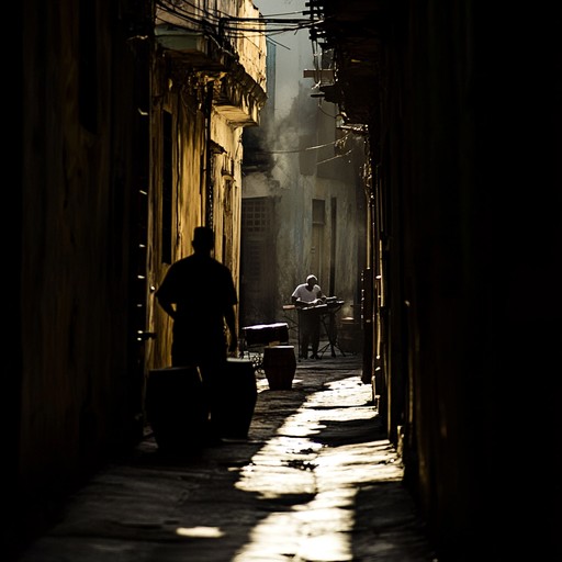 Journey into the eerie depths of nighttime havana with haunting afro cuban rhythms that send shivers down your spine. This instrumental track blends intricate percussions with unsettling melodies, weaving a tapestry of suspense that keeps listeners on edge.